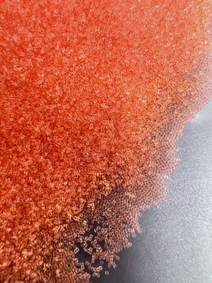 품질  Orange Plastic Blasting Media 0.5mm  Round Polyamide Polishing Sands 공장