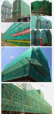 FDY HDPE 일직선 가닥 PE 일직선 건설 그림자 안전망